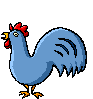 blue chicken gif Pictures, Images and Photos