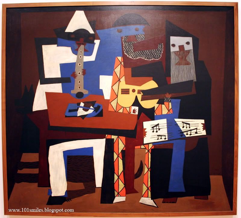 Picasso_three_musicians_moma Pictures, Images and Photos