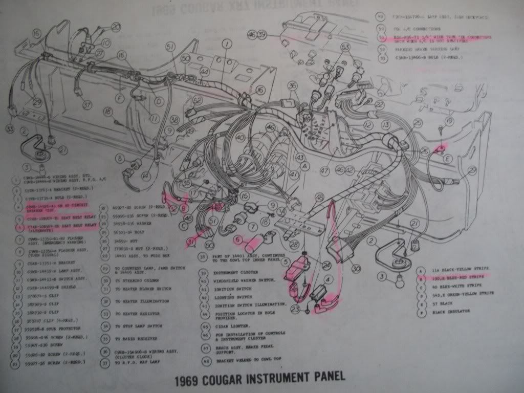 Dash wiring ??? | Mercury Cougar Owners