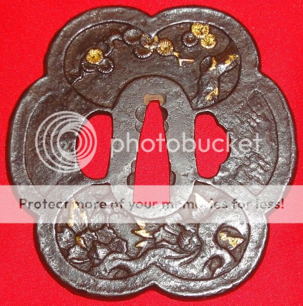 JAPANESE SAMURAI SWORD ANTIQUE KATANA TSUBA  