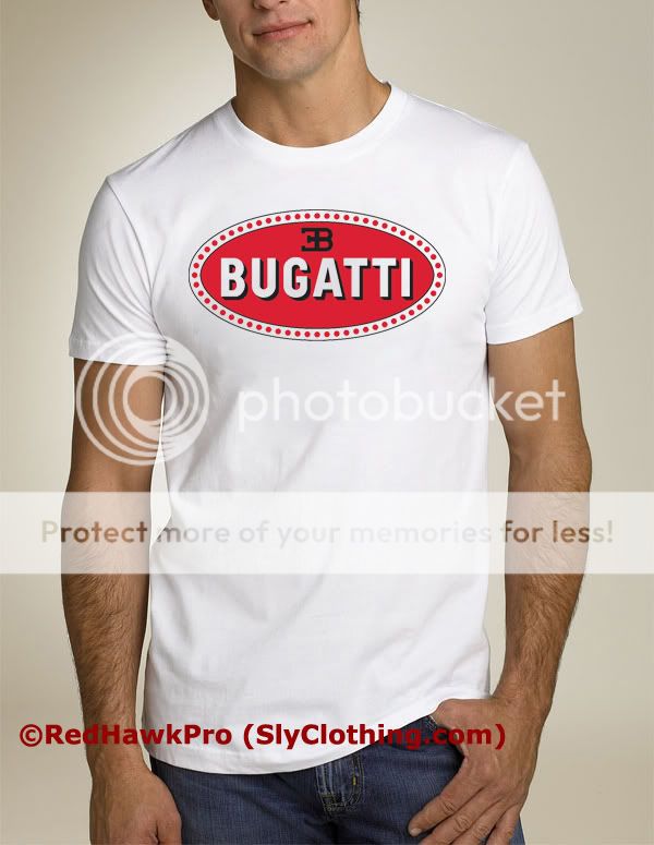 Bugatti Car Logo T Shirt Veryron EB *ALL SIZES & NEW*  