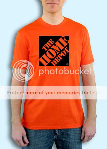  Bright Orange Logo T Shirt New