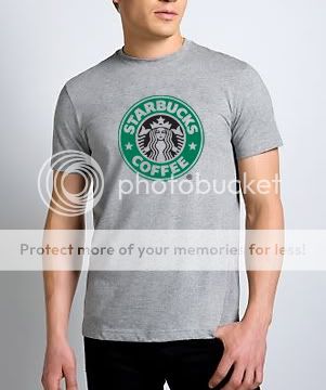 Starbucks Coffee Logo Gray T Shirt *ALL SIZES & NEW*  